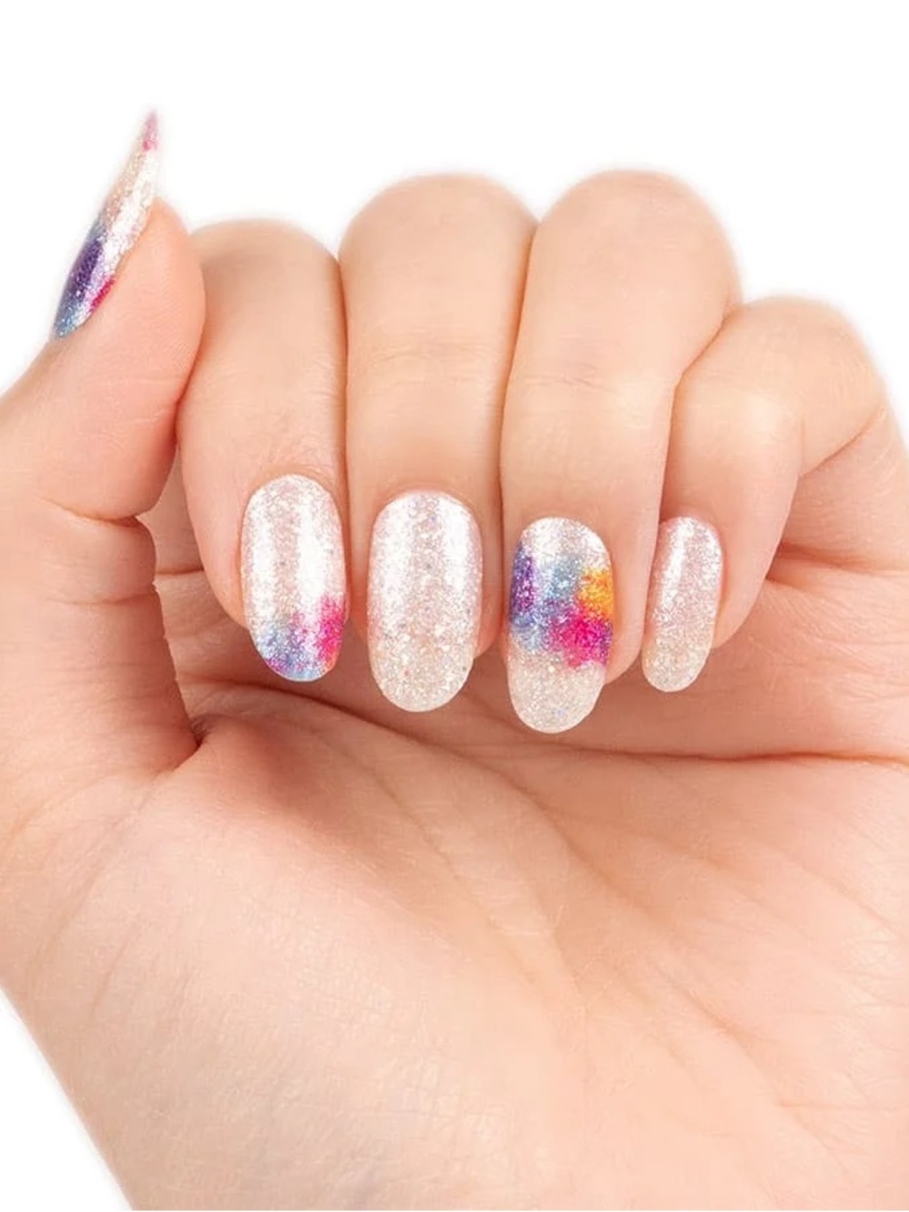 Color Street Set Paint the Town Retired Glitter 100% Real Nail Polish Strips
